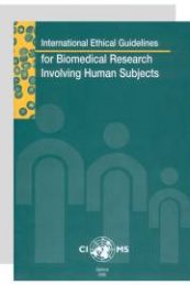 International Ethical Guidelines for Biomedical Research Involving Human Subjects