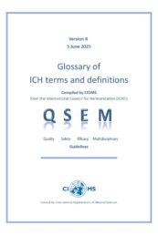 Glossary of ICH terms and definitions